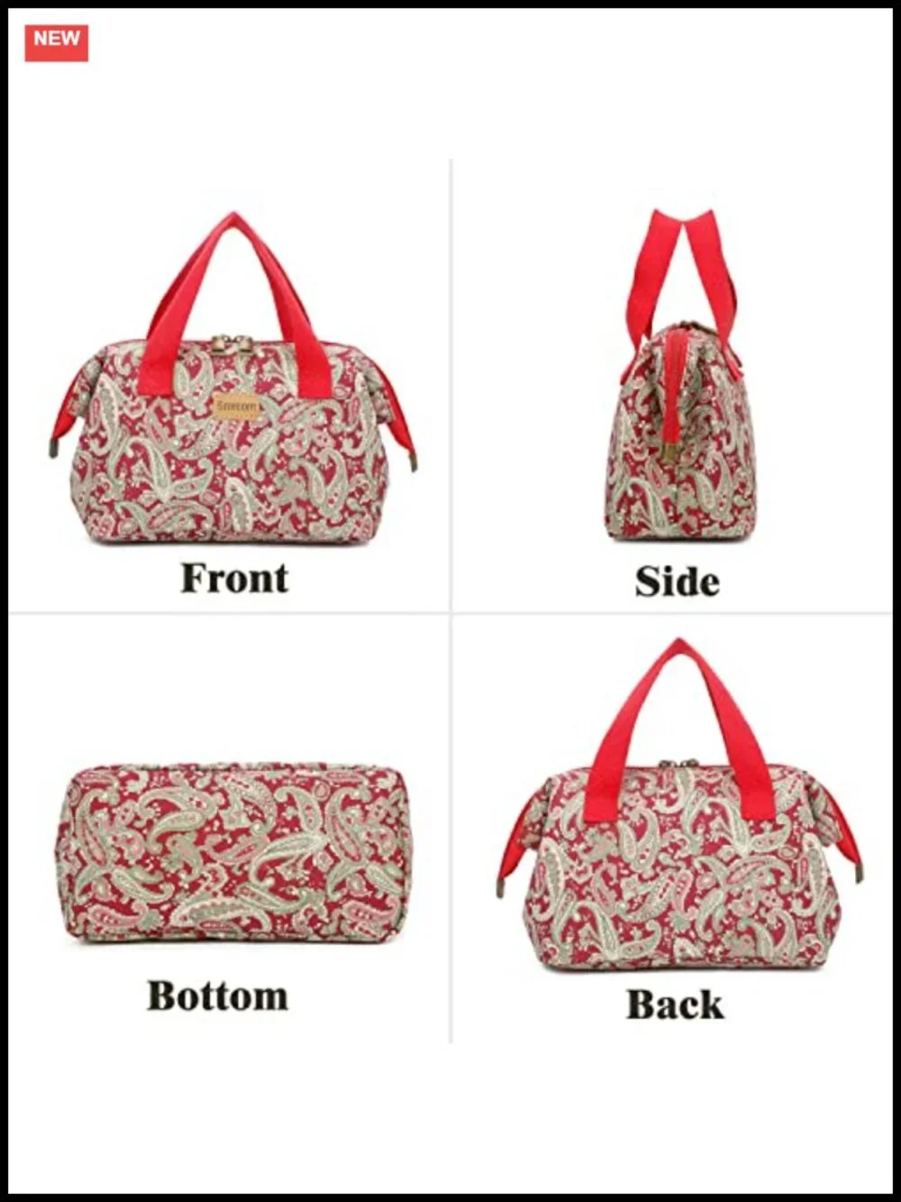 Waterproof Makeup Bag Travel Cosmetic Organizer Canvas Zipper Tote